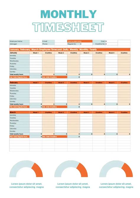 5 Timesheet Templates For Google Sheets - Free Download