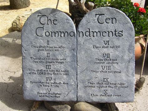 10 Commandments | The 10 Commandments Tablets - Replica | imkukie | Flickr