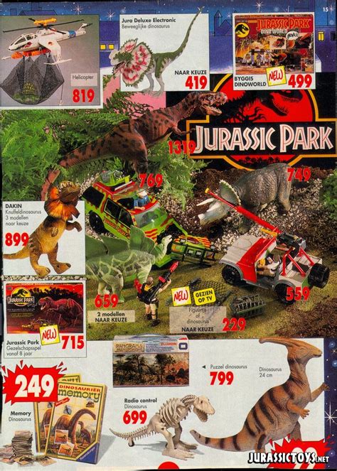 Vintage Jurassic Park Toy Ad from 1993