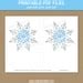 Snowflake Banner Printable Snowflake Baby Shower Banner Snowflake Birthday Banner Winter Wedding ...