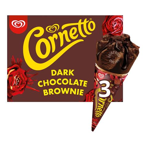 Cornetto Ice Cream - Dark Chocolate Brownie | NTUC FairPrice