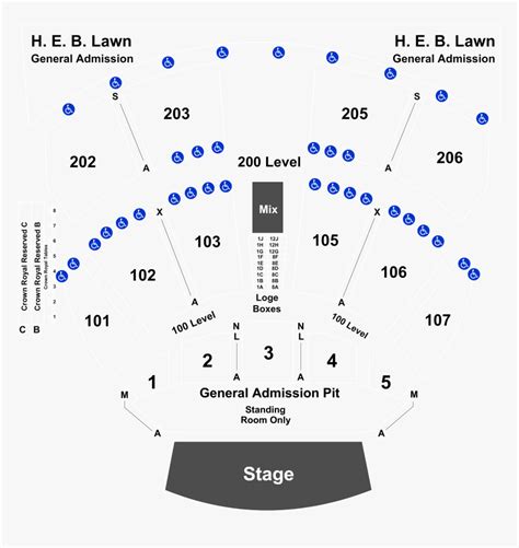 Germania Insurance Amphitheater Seating Chart, HD Png Download - kindpng