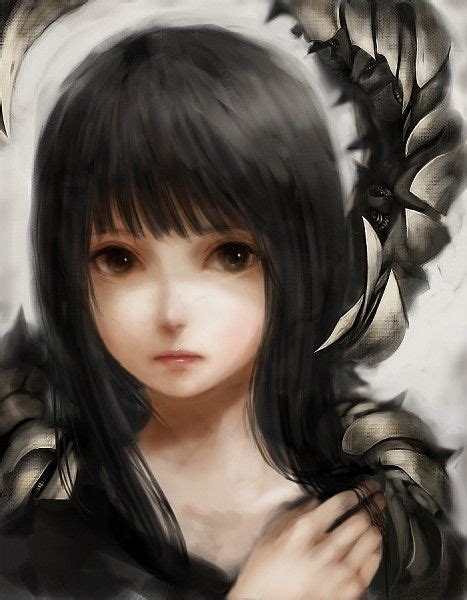 Rofuro-e/#1131877 | Anime art beautiful, Realistic art, Anime hair