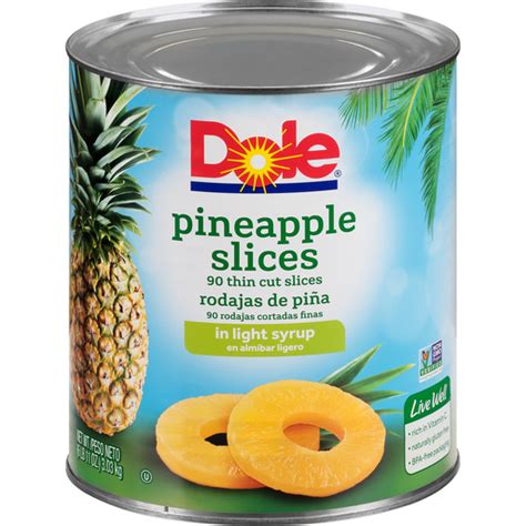 Dole® Pineapple Slices 6-107 oz. Cans | Casey's Foods