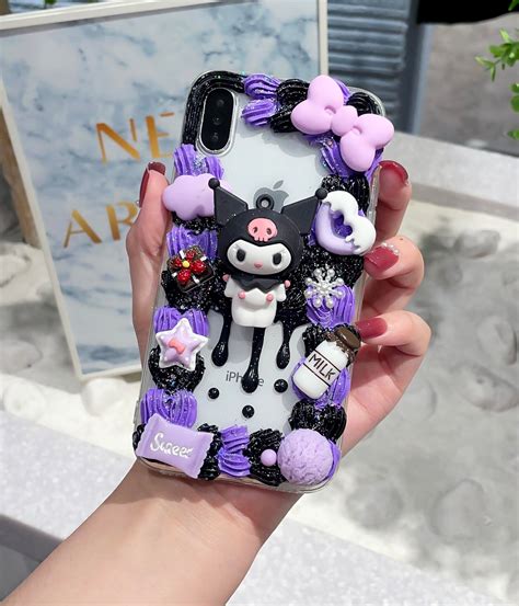 Kuromi decoden phone case Anime phone case For Samsung | Etsy