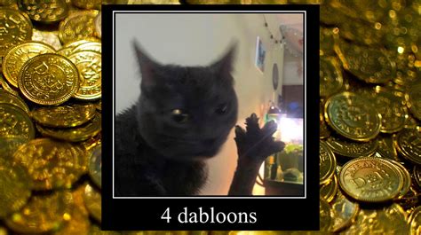 TikTok Dabloons / TikTok Doubloons / 4 Dabloons Cat | Know Your Meme