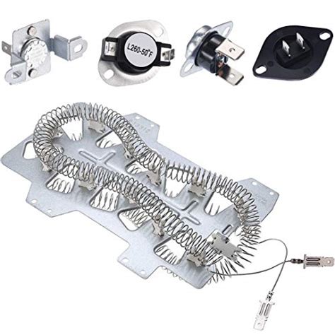 Samsung Dryer Heating Element DC47-00019A, Dryer Repair Kit with DC47-00018A Thermostat, DC47 ...