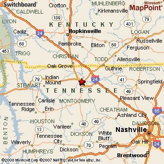 Where is Clarksville, Tennessee? see area map & more