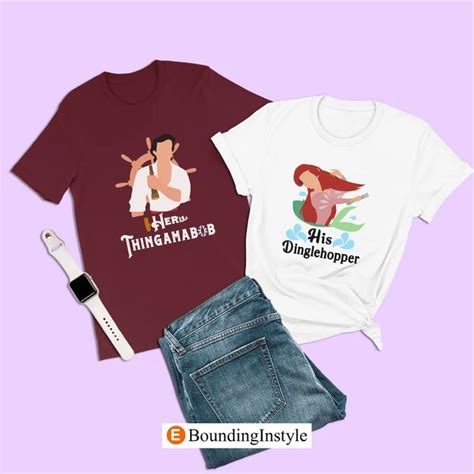 Prince Eric Shirt, Her Thingamabob, Disney Couple Shirt, the Little ...