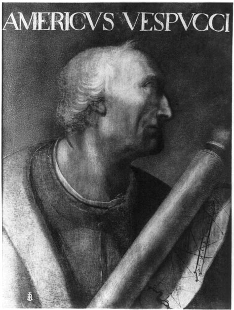 Painting of Amerigo Vespucci