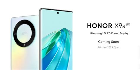 Honor X9a 5G launch date scheduled for Jan 4th - Gadgetian