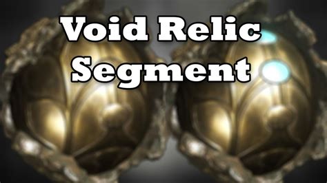 Warframe Beginners Guide | How To Get The Void Relic Segment - YouTube