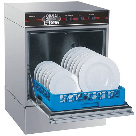 CMA Dishmachines L-1X16 Undercounter Dishwasher Low Temperature 16" Door Opening - No Heater, 115V