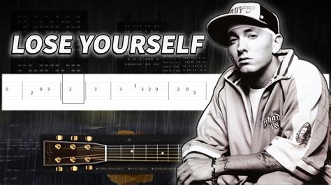 Eminem - Lose Yourself - EASY Guitar tutorial (TAB) - YouTube