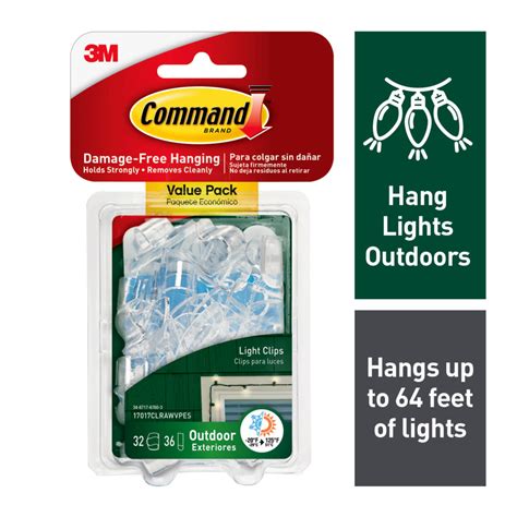 Command Outdoor Window Hooks Value Pack, Clear, Medium, 5 Hooks, 6 Strips/Pack - Walmart.com ...