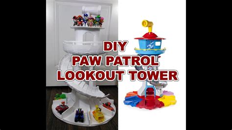 DIY | Paw Patrol | Lookout Tower | Foam Board | Crafts - YouTube