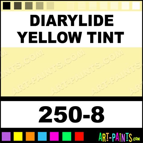 Diarylide Yellow Tint Soft Pastel Paints - 250-8 - Diarylide Yellow Tint Paint, Diarylide Yellow ...