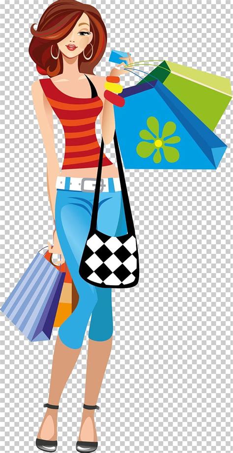 Shopping Girl Fashion PNG | Girly wall art, Clip art, Free clip art