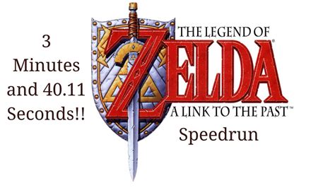 The Legend of Zelda: A Link to the Past - Speedrun 3:40.11 - YouTube