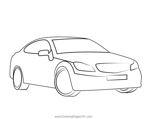 Luxury Car Coloring Page for Kids - Free Cars Printable Coloring Pages Online for Kids ...