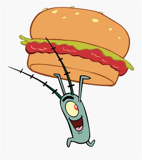 Spongebob Clipart Plankton - Spongebob Plankton Krabby Patty , Free Transparent Clipart - ClipartKey