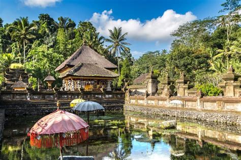 Pura Tirta Empul Temple on Bali Stock Photo - Image of landmark, fountain: 261905134