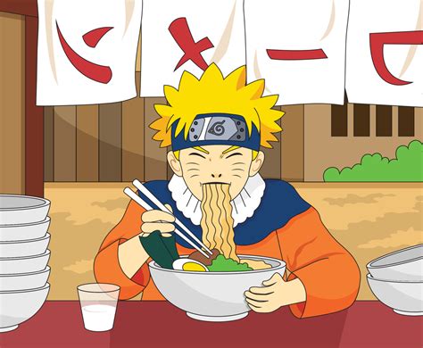 Chibi Naruto Eating Ramen