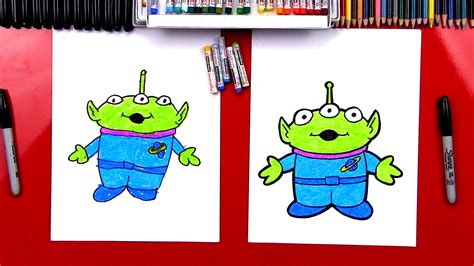 How To Draw Toy Story Alien - Art For Kids Hub