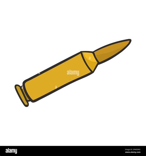 Military golden bullet doodle cartoon illustration Stock Vector Image & Art - Alamy