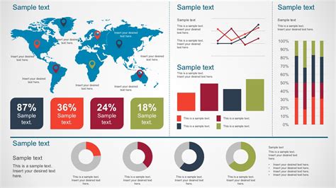 Single Slide Dashboard for PowerPoint - SlideModel