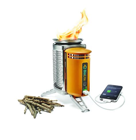 Réchaud CampStove de Biolite - Converti la chaleur du feu en ...