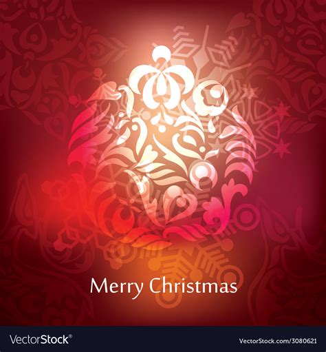 Christmas postcard design Royalty Free Vector Image