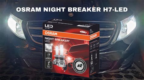 OSRAM NIGHT BREAKER LED H7 - Výměna halogenové žárovky za legální LED. Návod a test CZ/SK - YouTube