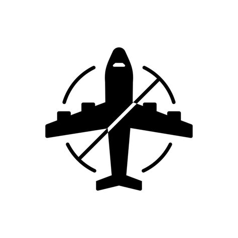 No Airplane Sign, No Flight Icon. 25440038 Vector Art at Vecteezy