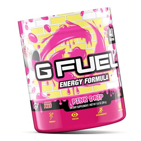 G FUEL Pink Drip Tub - GamesPlus Malta