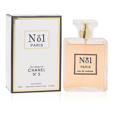 NO.1 PARIS, Our Version of CHANEL NO.5, Eau de Parfum Spray for Women, Perfect Gift, Elegant ...