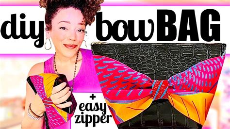 DIY BOW BAG: Easy Tutorial with Free Pattern! - YouTube