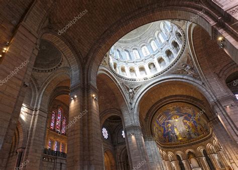 Interior of Basilica Sacre Coeur. – Stock Editorial Photo © alexsvirid #73821349