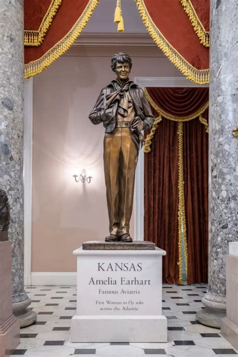 Amelia Earhart Statue, U.S. Capitol for Kansas | AOC