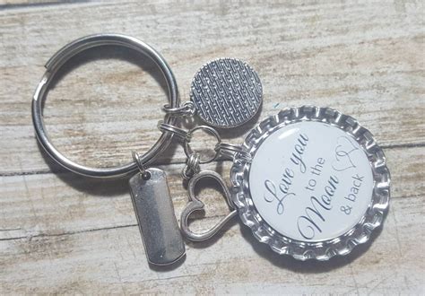 Keychain for Him Keychain for Her Anniversary Keychain | Etsy