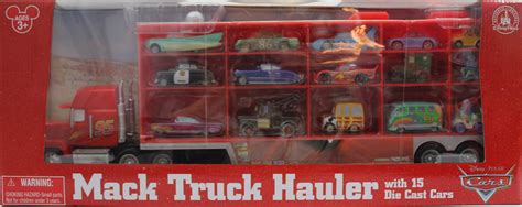 Disney Big Rig Toy Car Hauler CARS MACK Die Cast Car Hauler BLACK BOX | ubicaciondepersonas.cdmx ...