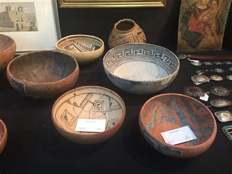 Mimbres Pottery at The Antique Indian Art Show, Santa Fe, 2016 - Stephen B. Chambers Architects ...