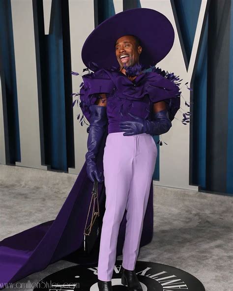 Billy Porter Serves Hawt Sauce In a Purple Christian Siriano Outfit – A ...