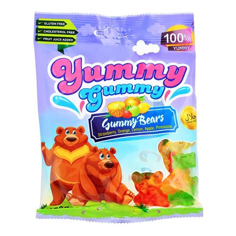 Purchase Yummy Gummy Jelly Gummy Bears, Gluten Free, 150g Online at Best Price in Pakistan ...