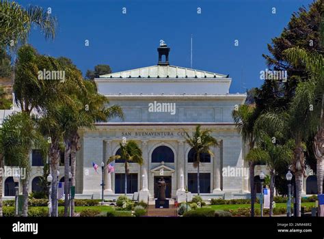 Ventura City Hall, former Ventura County Courthouse, Neoclassical style, Ventura, California ...