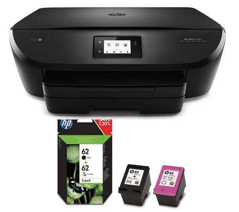 Buy HP ENVY 5540 All-In-One Wireless Inkjet Printer & 62 Black & Tri ...