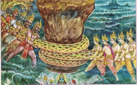 Images of Samudra Manthan | अमृत मंथन मंदिर | Pinterest | Hinduism, Hindu mandir, Goddess lakshmi