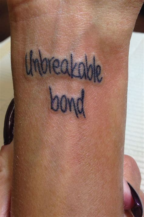 Unbreakable Bond Tattoos Designs - template