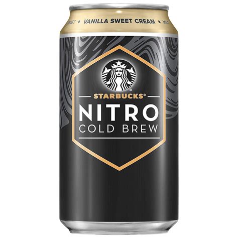 Starbucks Nitro Cold Brew, Vanilla Sweet Cream, 9.6 oz Can - Walmart ...