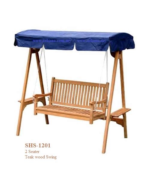 Outdoor Teak wood swing SHS-1201 - ZEBANO